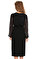 Michael Kors Collection V Yaka Midi Siyah Elbise #4