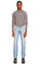 Frankie Morello Yamalı Mavi Jean Pantolon #2