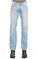 Frankie Morello Yamalı Mavi Jean Pantolon #3