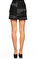 DKNY Siyah Gri Mini Etek #5