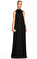 Azzaro İşleme Detaylı Siyah Uzun Gece Elbisesi #1