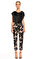 Joie Çiçek Desenli Siyah Pantolon #2