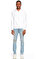 St. Nian Kapüşonlu Beyaz Sweatshirt #2