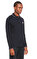 Moncler Uzun Kollu Lacivert Polo T-Shirt #4