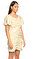Nisse Deri Mini Beyaz Elbise #3