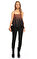 Free People Çiçek Desen Siyah Bluz #2