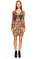 Just Cavalli Çiçek Desen Pembe Elbise #1