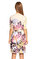 Just Cavalli Anvelop Kesim Karma Desen Ekru Elbise #4
