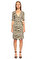 Just Cavalli Anvelop Kesim Karma Desen Kahverengi Elbise #1