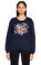 Carven İşleme Detaylı Lacivert Sweatshirt #1