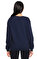 Carven İşleme Detaylı Lacivert Sweatshirt #5