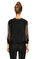 Alberta Ferretti Dantel İşlemeli İpek Siyah Bluz  #5