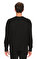 St. Nian Baskı Desen Siyah Sweatshirt #5