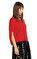 Alberta Ferretti Yarasa Kol Kırmızı Bluz #4
