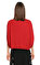 Alberta Ferretti Yarasa Kol Kırmızı Bluz #5