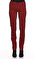 Alice & Olivia Leopar Desenli Kırmızı Jean Pantolon #3