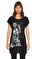 Thomas Wylde V Yaka Siyah T-Shirt #3