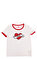 Juicy Couture Baskılı Beyaz Kırmızı T-Shirt #1
