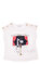 Little Marc Jacobs Baskı Desen Kolsuz Beyaz T-Shirt #1