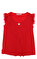 Miss Blumarine Dantel İşlemeli Kırmızı T-Shirt #1