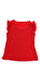 Miss Blumarine Dantel İşlemeli Kırmızı T-Shirt #2