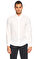 Michael Kors Collection Keten Beyaz Gömlek #1