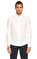 Michael Kors Collection Keten Beyaz Gömlek #3