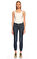Fornarina Jeans Paçası Lastikli Lacivert Jean Pantolon #2