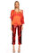 Fornarina Jeans Kırmızı Turuncu T-Shirt #2