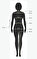 Just Cavalli Desenli Askılı Siyah Bluz #6