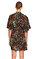Catherine Malandrino Volanlı Mini Renkli Elbise #4
