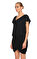 Catherine Malandrino Degaje Yakalı İşleme Detaylı Mini Siyah Elbise #3