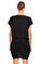Catherine Malandrino Degaje Yakalı İşleme Detaylı Mini Siyah Elbise #4