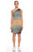 Catherine Malandrino Büzgülü Tek Kollu Renkli Elbise #1
