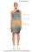 Catherine Malandrino Büzgülü Tek Kollu Renkli Elbise #7
