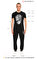 Alexander Mcqueen Baskı Desen Siyah T-Shirt #7