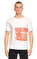 St. Nian Baskı Desen Beyaz T-Shirt #3