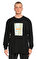 Les Benjamins Baskı Desen Siyah Sweatshirt #1