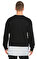 Les Benjamins Baskı Desen Siyah Sweatshirt #5
