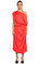 Nisse Düşük Omuzlu Midi Kırmızı Elbise #2