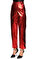Nisse Deri Yüksek Belli Kırmızı Pantolon #4