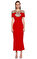 Alexander McQueen Kırmızı Gece Elbisesi #1