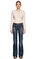 Fornarina Jeans Paçası Geniş Mavi Jean Pantolon #2