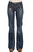 Fornarina Jeans Paçası Geniş Mavi Jean Pantolon #3