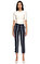 Juicy Couture Çizgili Kısa Lacivert Pantolon #2