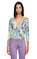 Blugirl Kruvaze Çiçek Desenli Renkli Bluz  #3
