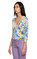 Blugirl Kruvaze Çiçek Desenli Renkli Bluz  #4