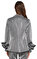 Recep Demiray Fırfır Detaylı Gümüş Rengi Ceket #5