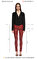 Guess Skinny Desenli Kırmızı Pantolon #7