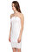 Guess İşleme Detaylı Straplez Beyaz Elbise #3